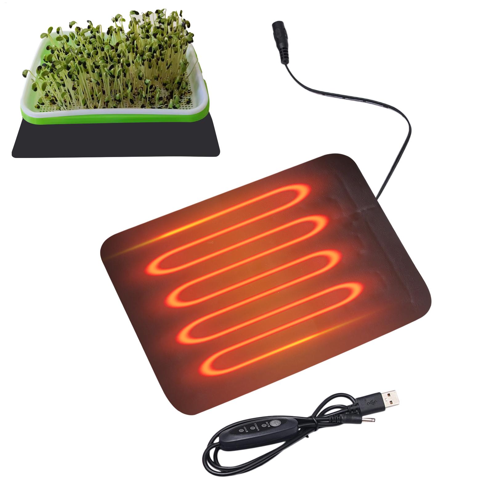 Heat Mat Seedling - 8.5W USB Fide Isıtma Matları 3