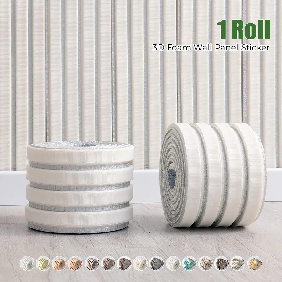 Cutting Board Foam - 1 Rulo Köpük Duvar Çıkartması, 3D